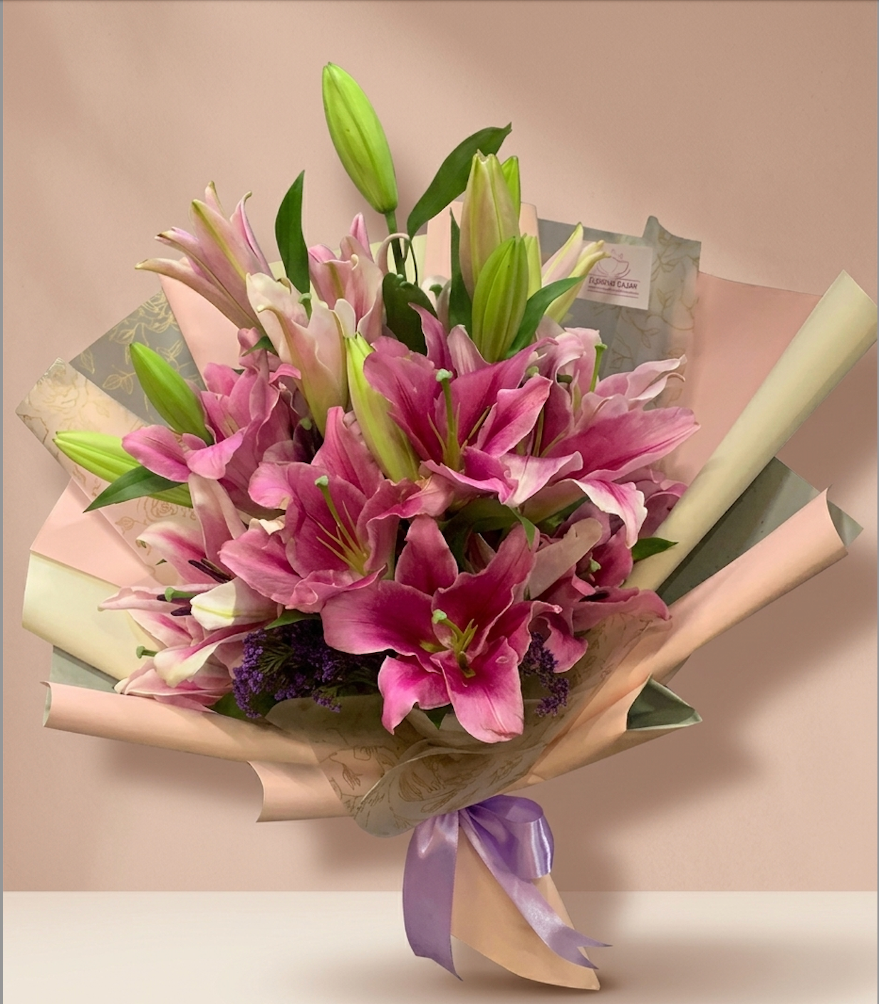 5 Tallos Lili Oriental